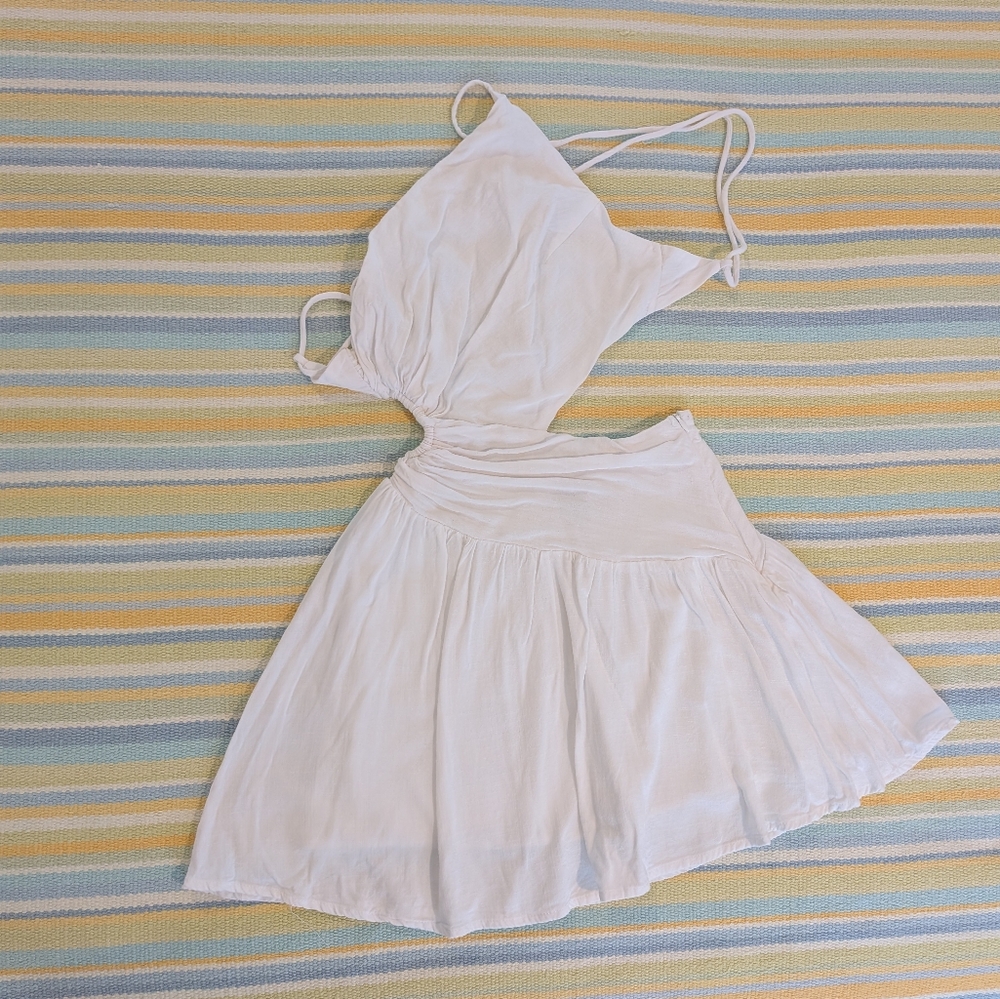⭐ Princess Polly White Mini Dress Size 0